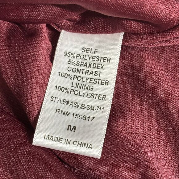 Altar’d State Burgundy Satin Tulle Whimsigoth Skirt M Fairy Grunge Holiday Glam - Picture 6 of 9